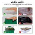 thumbnail image 4 of Starter 12 hoyos La bandeja de semillas cultiva la caja para las semillas que crecen al comienzo de Green 5pcs, 4 of 9