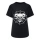 thumbnail image 1 of Mujeres Fahion Cuello redondo Mangas caídas Hombro Camiseta Estampado de calavera Blusa Túnica Tops Fridja  zx1984, 1 of 7