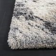 thumbnail image 3 of SAFAVIEH Fontana Shag Damri Classic Plush Area Rug, Ivory/Grey, 5'3" x 7'6", 3 of 8