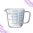 thumbnail image 3 of Vaso medidor de 250 ml de vidrio de borosilicato resistente al calor para cocina y restaurante., 3 of 5