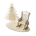 thumbnail image 1 of Adorno De Vela De Recuerdo Navideño Portavelas De Candelita De Madera Para Recordar A Los Seres Queridos Inevent HA038589-00, 1 of 6