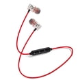 thumbnail image 4 of Auriculares deportivos inalámbricos Bluetooth con reducción de ruido (rojo), 4 of 11