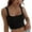Black (Tank Top), variant on MADE IN USA Womens Sleeveless Ribbed Crop Tank Top Scoop Neck Fitted Sexy Summer Gym Workout Shirt