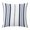 Navy, Blue, variant on Throw Pillow Covers, Navy Blue Vertical Stripes 16x16 Pillow Covers for Couch/Sofa/Bed, Geometric Farmhouse Striped Decorative Square Linen Cushion Pillowcase for Home Decor