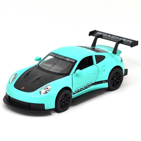 1:32 Scale Porsche 911 GT3RS Alloy Die-Cast Metal Car Model with Sound, Lights, and Recoil Function - Kids' Toy Car Collection, Boy's Birthday Gift