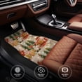 thumbnail image 4 of Uemuo Car Floor Mats - Holiday Christmas Stars Pattern Carpet Floor Mats for Cars, Auto Accessories Front & Rear Car Floor Foot Mat Sets of 4 Pieces, 4 of 6