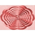 thumbnail image 1 of Ahgly Company Indoor Rectangle Patterned Flamingo Pink Area Rugs, 4' x 6', 1 of 6