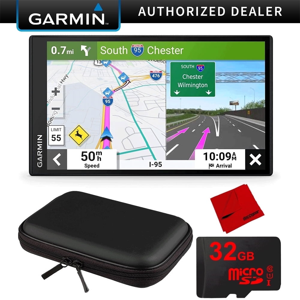 Garmin DriveSmart 76 7" Car GPS Navigator (010-02470-00) Bundle with 10" Hard EVA Case| Official Garmin USA Dealer