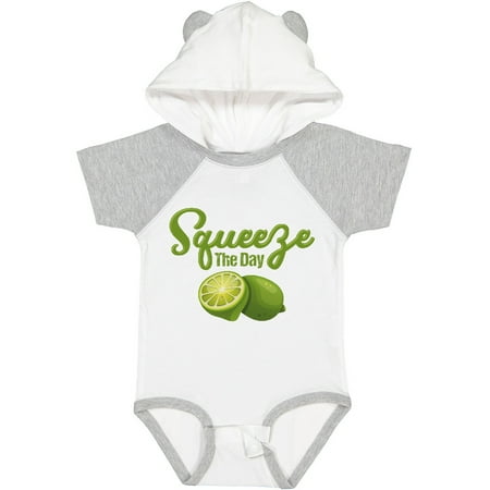 

Inktastic Lime Squeeze the Day Boys or Girls Baby Bodysuit