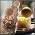 thumbnail image 6 of PAMINGONO 4Pcs Wood Color Cork Bottle Stopper for Dust Prevention Gifting, 6 of 8