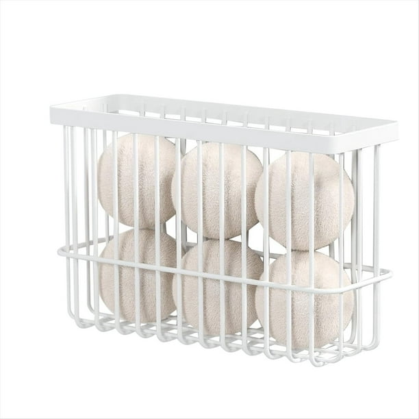 Soporte MagnéTico para Bolas de Secadora para OrganizacióN del Cuarto de Lavado, Contenedor de Pelusa MagnéTico para Cuarto de Lavado, Contenedor de Bolas para Secador de Hierro