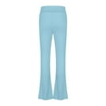 thumbnail image 5 of CHEEREAM Girl's Leggings Cross High Waisted Flare Pants Yoga Bootcut Pants Solid Color Full Length Bell Bottoms, 5 of 7