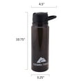 thumbnail image 4 of Ozark Trail 24-Ounce Double-Wall Tritan Water Bottle with Flip Straw Lid, Grey, 4 of 10