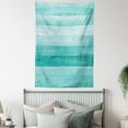 thumbnail image 3 of Teal Decor Wall Hanging Tapestry, Painted Wood Texture Penal Horizontal Lines Birthdays Easter Holiday Print Backdrop, Bedroom Living Room Dorm Accessories, 40 X 60 Inches, by Ambesonne, 3 of 5