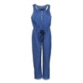 thumbnail image 3 of Combinaison en Jean Sans Manches Mode pour Femmes, 3 of 6