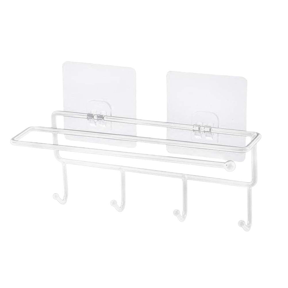 SelfAdhesive Iron Bathroom Paper Holder Bathroom Towel Rack Toilet