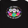 thumbnail image 4 of Inktastic My 1st Dia De Los Muertos with Sugar Skulls and Flowers Boys or Girls Long Sleeve Toddler T-Shirt, 4 of 5