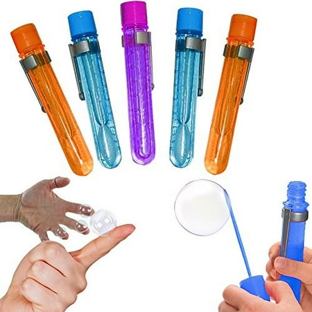 Touchable Bubbles - Toy Cubby 5 Colorful Test Tube Touchable Bubbles - 6 Pieces