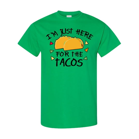 Inktastic I'm Just Here for the Tacos Cinco De Mayo T-Shirt