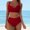 Z-Wine, variant on Rigardu swimsuit for women Two Piece Tankini Bathing Suits T Back Blouson Swim Tops with Boy Shorts Women Swimsuits Sporty Swimwear tankini swimsuits for women womens swimsuits Army Green   L