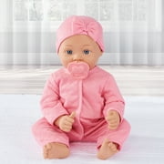 My Sweet Love Newborn Baby Doll Play Set, Rose Pink Outfit, 14-inch Doll, 8 Pieces Included