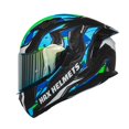 thumbnail image 2 of Casco de moto HAX OBSIDIAN integral con doble visera para adultos, 2 of 6