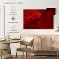 thumbnail image 5 of Elephant Stock Love Is Red Wall Art - Horizontal Canvas Wall Art - Living Room Wall Decor - Abstract Canvas - Red And Decor By Luca Brandi - 12" x 8", 5 of 8