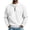 White, variant on Zynoxe Sweatshirt for Men Comfort Waffle Knit Long Sleeve Pullover Top Fashion Half-Zip Henley Sweatshirt Versatile Solid Color Fall Sweatshirt with Chest Pocket & Elastic Cuffs Hem S