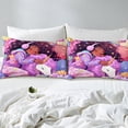 thumbnail image 4 of Afro-American Queen Bedding Sets for Little,Afro Princess Melanin Unicorn Duvet Cover,Cartoon Horse American Black Comforter Cover Cute Room Decor, 4 of 6