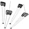 Ensenior 4 Pack Linkable LED Utility Shop Light, 4 FT, 4400 High Lumens, 36W Equivalent 280W, 5000K Daylight, 48 Inch Shop Light for Garage, Surface or Hanging Mount, Black, ETL Certified