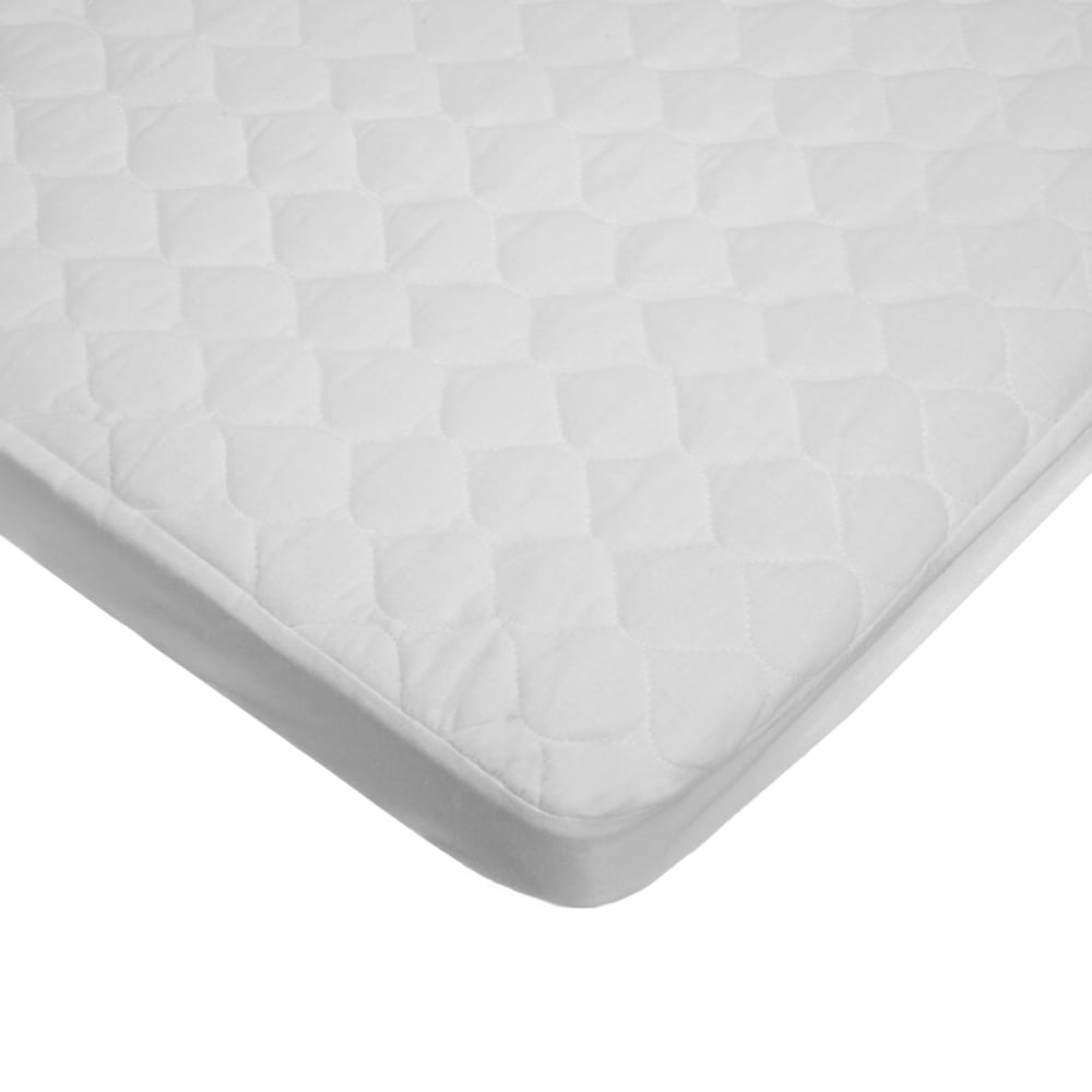 Portable/Mini-Crib TL Care Ultra Soft Waterproof Fitted Quilted Mattress Pad Cover 