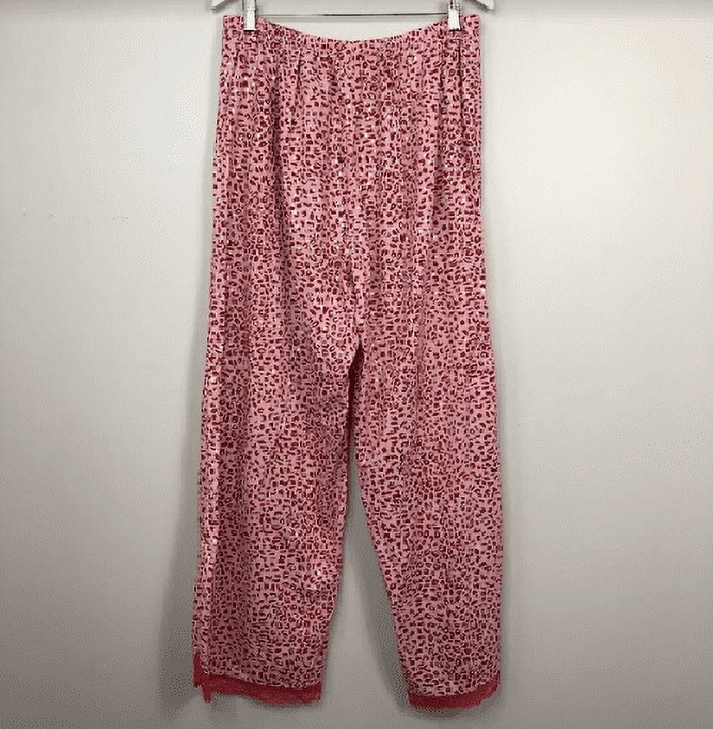 Pink Victorias Secret Pajama Pants Women's Size Small Check Graphic Pink |  eBay