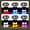 Yellow, variant on 210 Degree Rock Lamp Led Marker Light 24 Wide-Angle SMD Chips 4m Extension Cables IP67 Waterproof Rock Light Flashing/Constant Light Modes 6000K LED Side Marker Light for Trucks Trailers SUVs UTVs