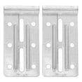 thumbnail image 1 of KAKOWELY 2pcs Garage Door Bottom Track Reinforcement Brackets Garage Door Repair Part Heavy Duty Metal Hinge Brackets for Installation and Support4.72"X2.36"X0.59", 1 of 4