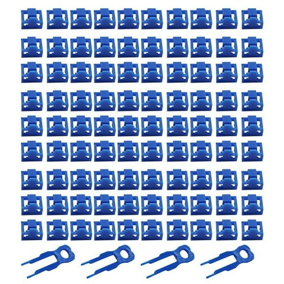 RJ45 Port Lock Kit with Key Ethernet Port Security Blocker, Anti Dust Cap Protector for Router & Computer Ports,Blue,1 x RJ45 Port Lock Kit,Blue