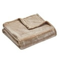 thumbnail image 3 of Thesis Luxury Velvet Throw, 50″ x 70″, Stone, 3 of 5