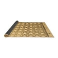 thumbnail image 2 of Ahgly Company Indoor Square Abstract Brown Modern Area Rugs, 4' Square, 2 of 4