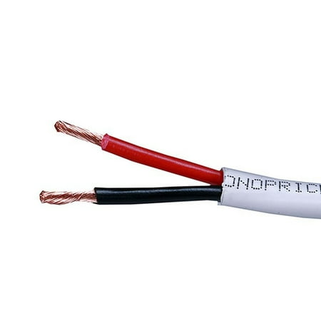 Speaker Wire Gauge >> Monoprice Access Series 12 Gauge Awg Cl2 Rated 2 Conductor Speaker Wire Cable 50ft Fire Safety In Wall Rated Jacketed In White Pvc Material 99 9 Speaker Wire Gauge >> Monoprice Access Series 12 Gauge Awg Cl2 Rated 2 Conductor Speaker Wire Cable 50ft Fire Safety In Wall Rated Jacketed In White Pvc Material 99 9