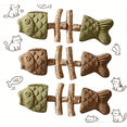 thumbnail image 3 of 2026 New Cat Chew Toy, Fishbone Shape Cat Dental Chews Care Tools with Catnip Silvervine, Durable Cat Dental Toy, 3 of 7