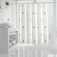 thumbnail image 5 of Dadiaei Shower Curtain, Bathroom Curtain, Waterproof Curtain - Bathroom Shower Curtain Proof Printed, Toilet Partition Curtain, No Need To Punch Holes, Includes Hooks, 5 of 8