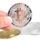 thumbnail image 2 of Coleccionista físico de Bitcoin, moneda chapada en BTC, 40mm, recuerdo, millones de rublos, regalo, colección de arte de bits, conmemorativo, imitación antigua, 2 of 4