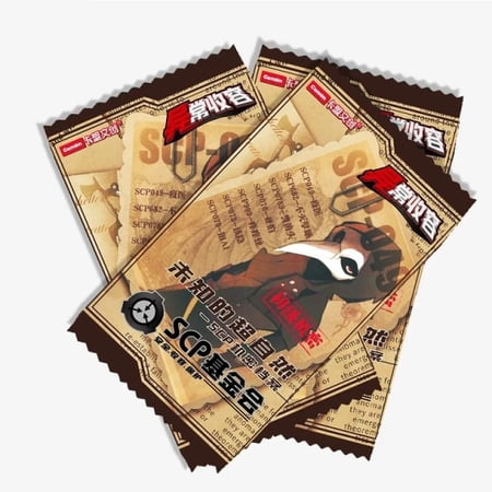 SCP Foundation BOX Trading Cards Collection Special Containment Procedures Confidential File Breach