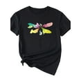 thumbnail image 2 of XCHQRTI Dragonfly Shirts Women Graphic Tees Ladies Hiking Top Casual Summer Short Sleeve T Shirt, 2 of 3