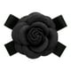 thumbnail image 1 of Broches de flor de camelia elegante Uxcell, alfileres de lazo de flor de lana sintética, corsage floral para mujeres en negro, 1 of 7