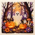 thumbnail image 2 of Halloween Pearl Art DIY Kit, Diamond Art (Style A) Spooky Cute 3D Pearl Diamond Painting Crafts Kits for Adults, DIY Fall Home Decor Wall Art, 2 of 7