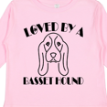 thumbnail image 4 of Inktastic Basset Hound Dog Gift Boys or Girls Long Sleeve Toddler T-Shirt, 4 of 5