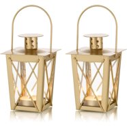 Glass Star Votive Candle Holder - Hanging Tea Light Lantern With Chain, 6 Colors, Home & Wedding Decor