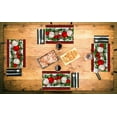 thumbnail image 5 of Black and Red Gingham Christmas Placemats Set of 4 Buffalo Check Plaid Xmas Place Mats for Home Kitchen Dining Table Decoration, 5 of 6