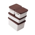 thumbnail image 4 of TISHITA 4 Pcs Boîte de Rangement Maison de Poupée 1/12 Diorama Simulation Jouet de Jeu pour Enfants Marron, 4 of 8