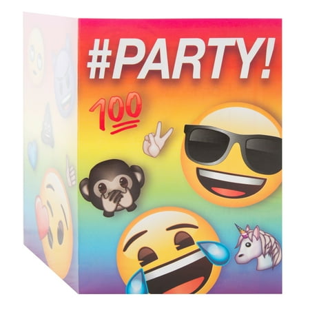 emoji invitations 8ct walmart com